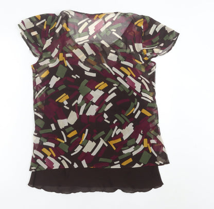 Womens UK Size 12 Marks and Spencer Multicoloured Tunic Blouse