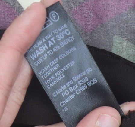 Womens UK Size 12 Marks and Spencer Multicoloured Tunic Blouse
