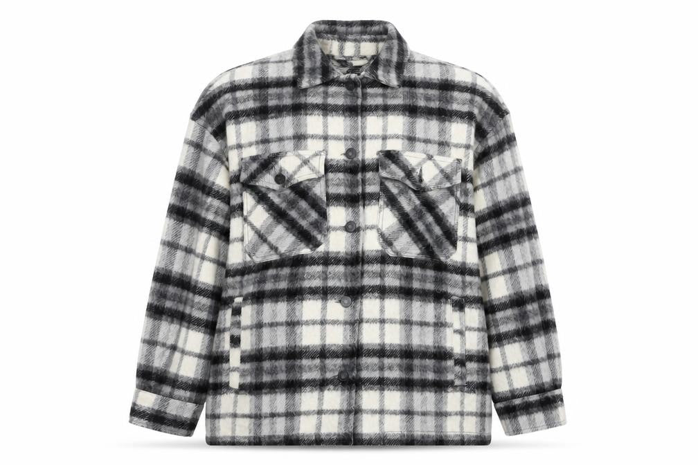 Womens UK Size 12 Zara Grey Shirt Jacket