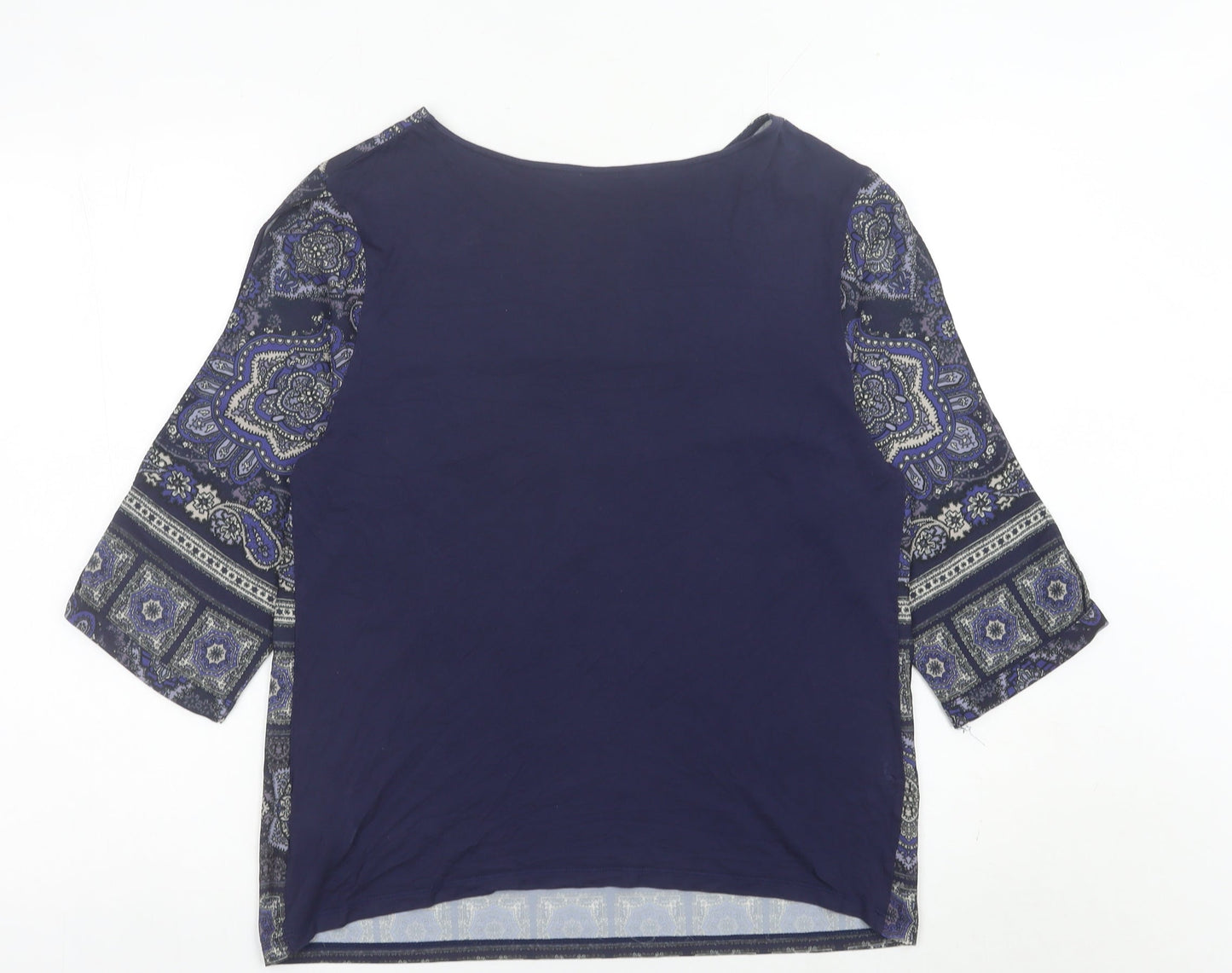 Womens UK Size 12 NEXT Blue Tunic Blouse