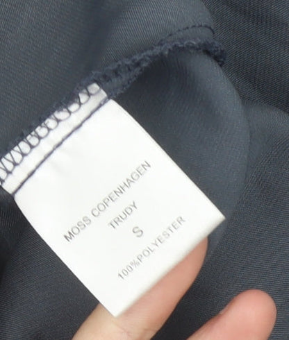 Moss Copenhagen Women’s Blue Knee Length Fit & Flare Dress S