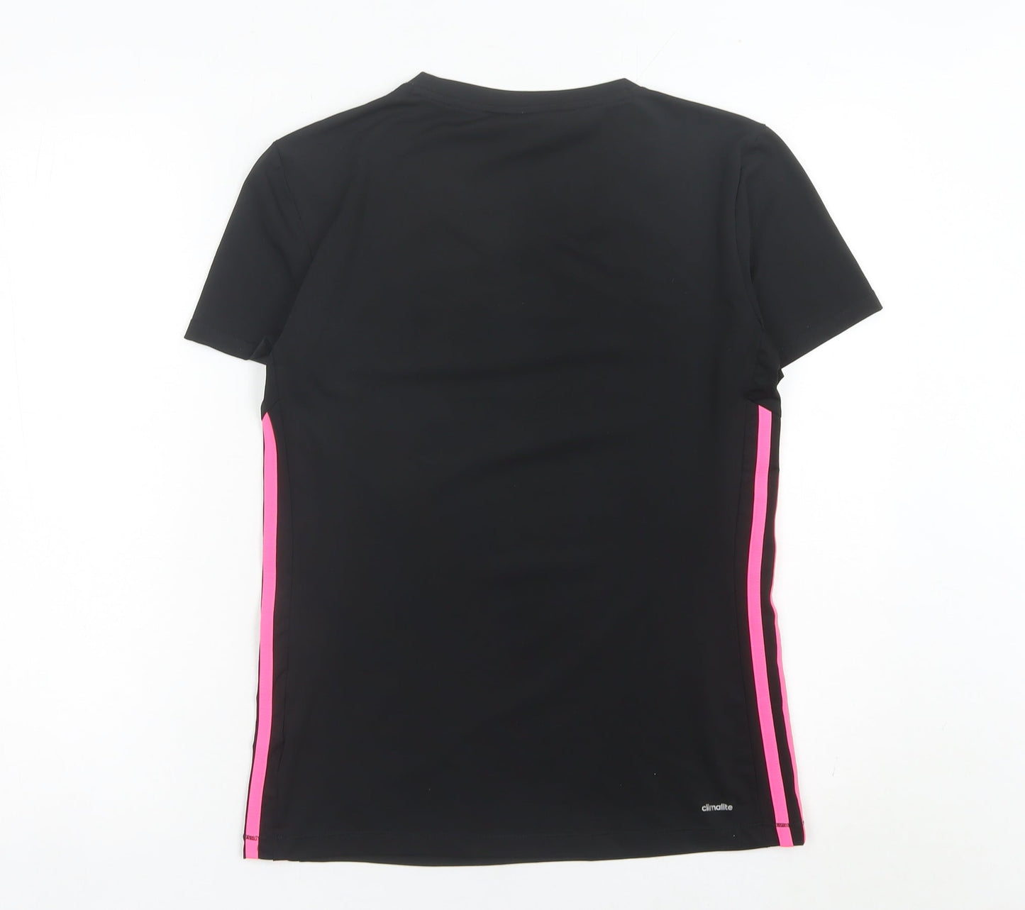 Adidas Womens Black Slim Fit Activewear T-Shirt Size S