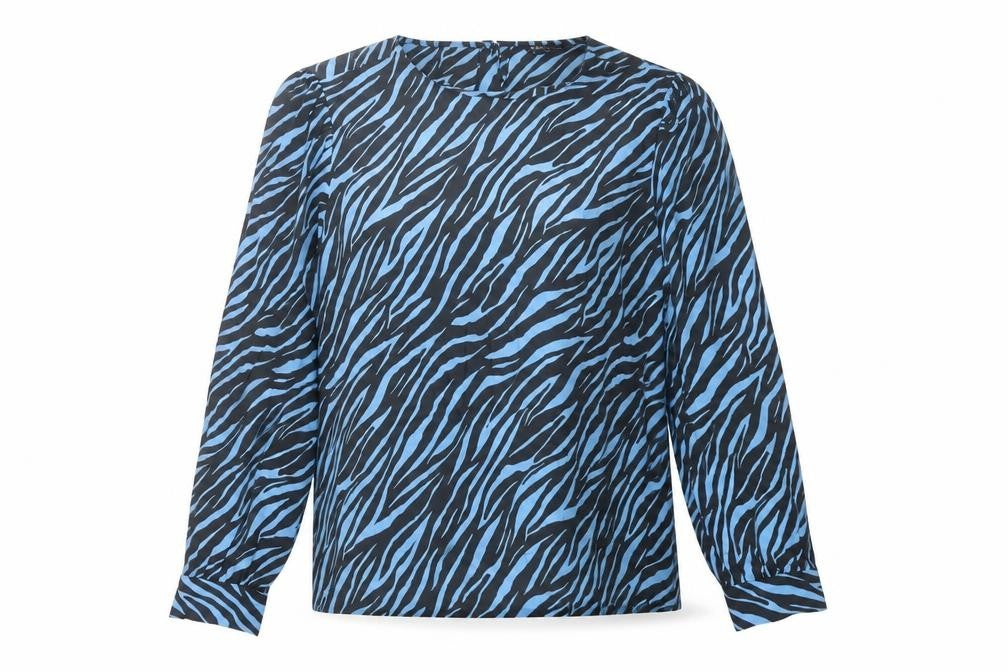 Womens UK Size 10 Marks and Spencer Blue Basic Blouse