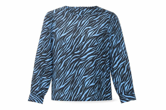 Womens UK Size 10 Marks and Spencer Blue Basic Blouse