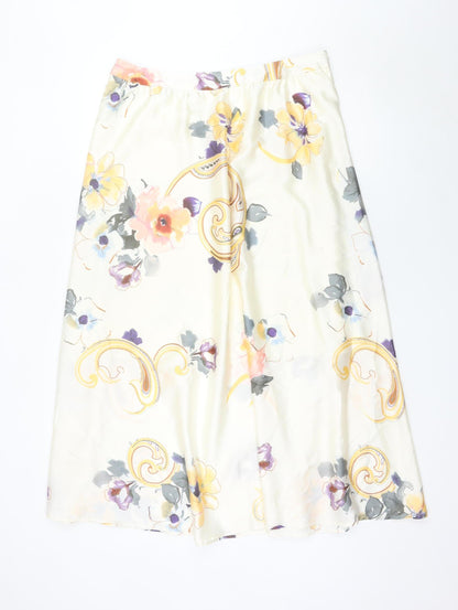 Marks and Spencer Womens Multicoloured Floral Midi Skirt Size 16