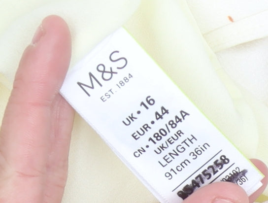 Marks and Spencer Womens Multicoloured Floral Midi Skirt Size 16