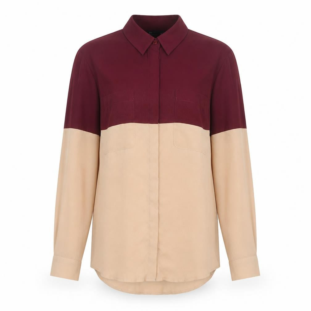 Womens UK Size 6 ASOS DESIGN Multicoloured Basic Button-Up