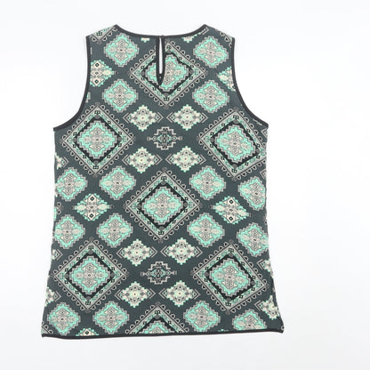 Womens UK Size 14 Red Herring Multicoloured Basic Tank