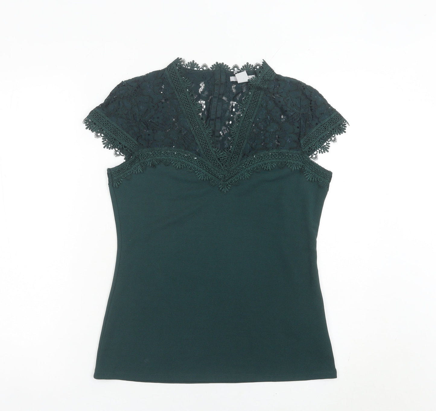 Womens UK Size S H&M Green Camisole Blouse