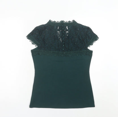 Womens UK Size S H&M Green Camisole Blouse