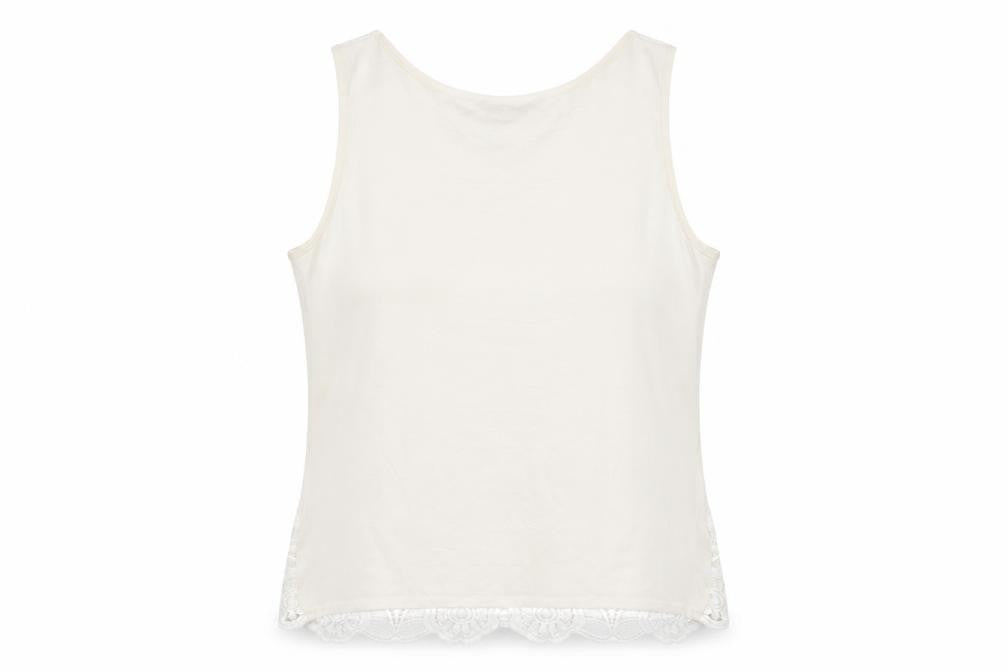 Womens UK Size S Oasis Ivory Camisole Blouse