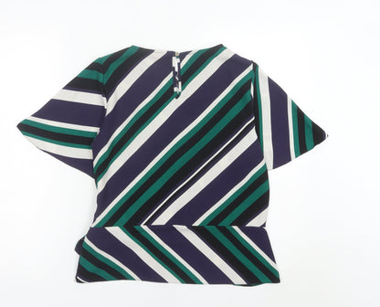 Womens UK Size 8 Dorothy Perkins Multicoloured Wrap Blouse