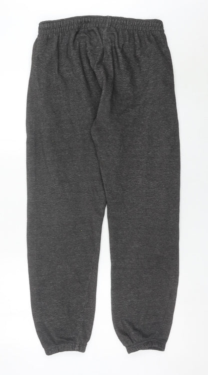 Slazenger Mens Grey XL Sweatpants Trousers Elastic Waist Sports Casual