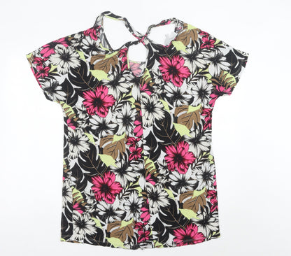Womens UK Size 16 NEXT Multicoloured Tunic T-Shirt