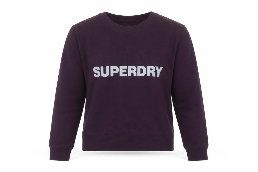 Womens UK Size XS Superdry Purple Pullover Sweatshirt