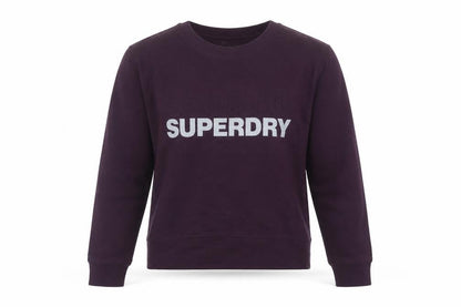 Womens UK Size XS Superdry Purple Pullover Sweatshirt