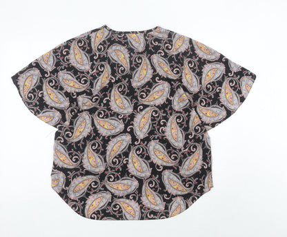 Peacocks Women’s Multicoloured Paisley Tunic Blouse Size 16