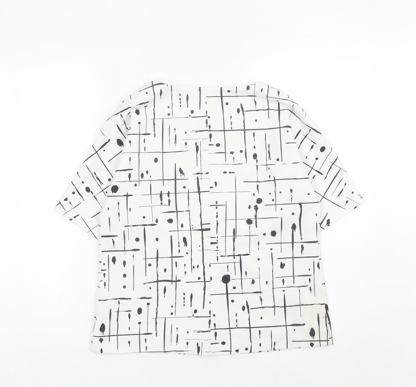 Womens UK Size 10 GANT White Tunic Blouse