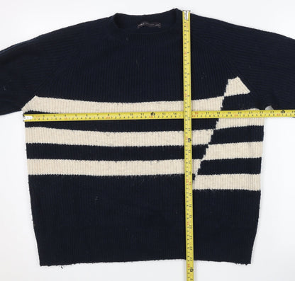 Womens UK Size M Marks and Spencer Blue Pullover Jumper
