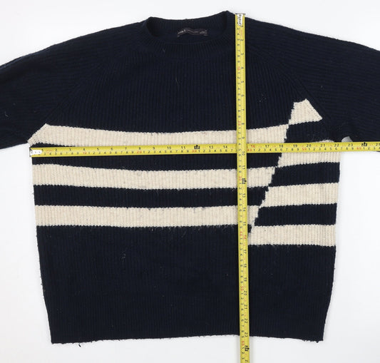 Womens UK Size M Marks and Spencer Blue Pullover Jumper