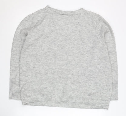 Womens UK Size L Wallis Grey Pullover Jumper
