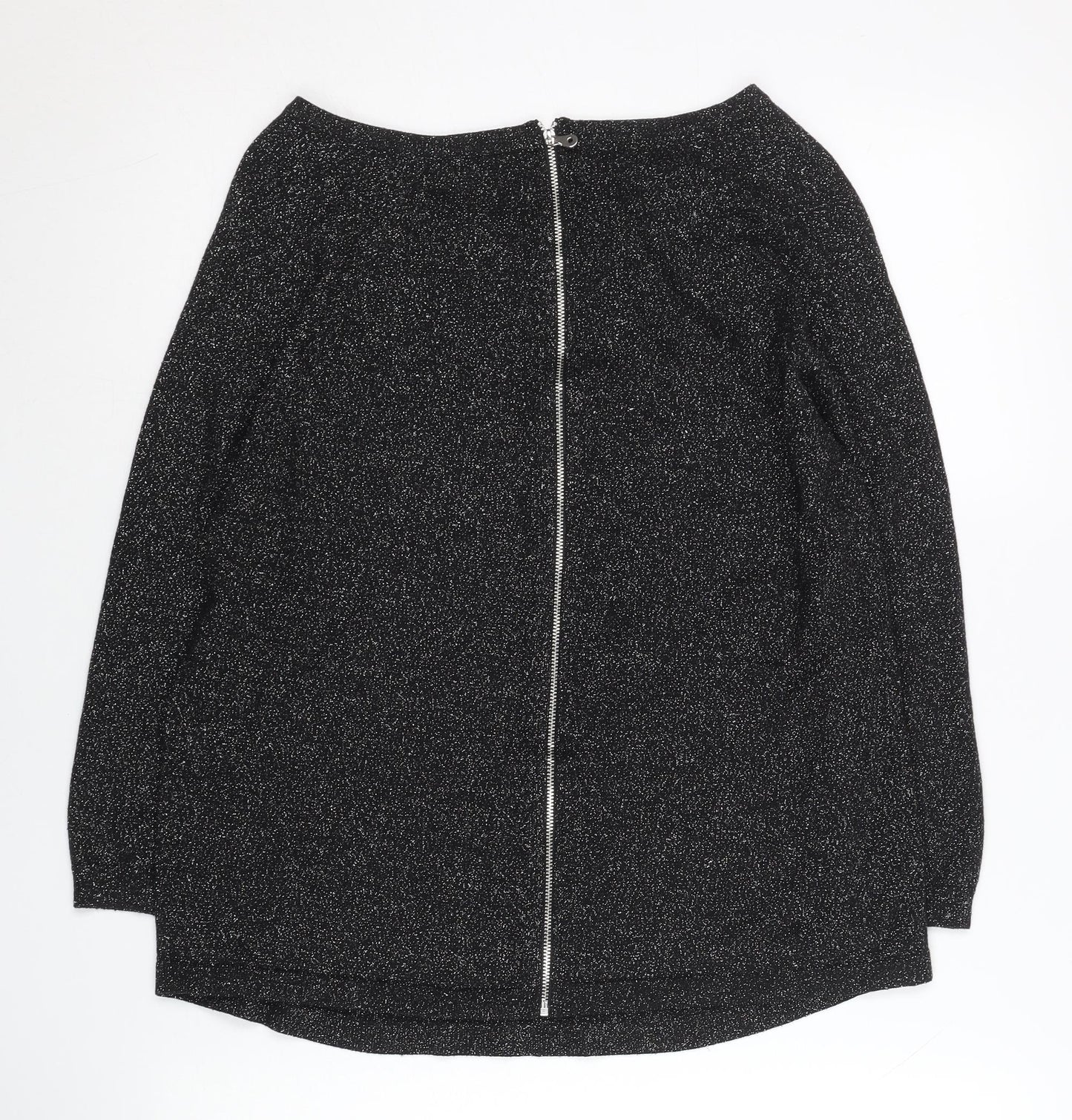 Womens UK Size 10 Warehouse Black Pullover Jumper