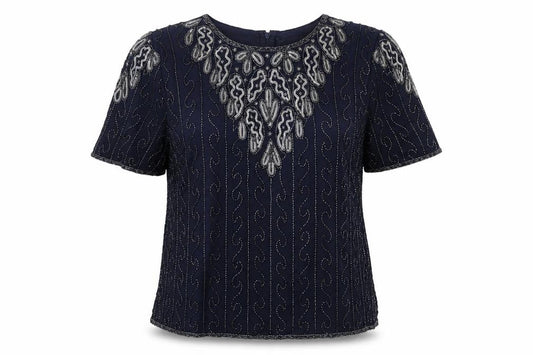 Womens UK Size 18 Bonmarché Blue Tunic Blouse