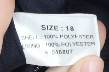 Bonmarché Women’s Blue Beaded Blouse Size 18 Formal Tunic Style