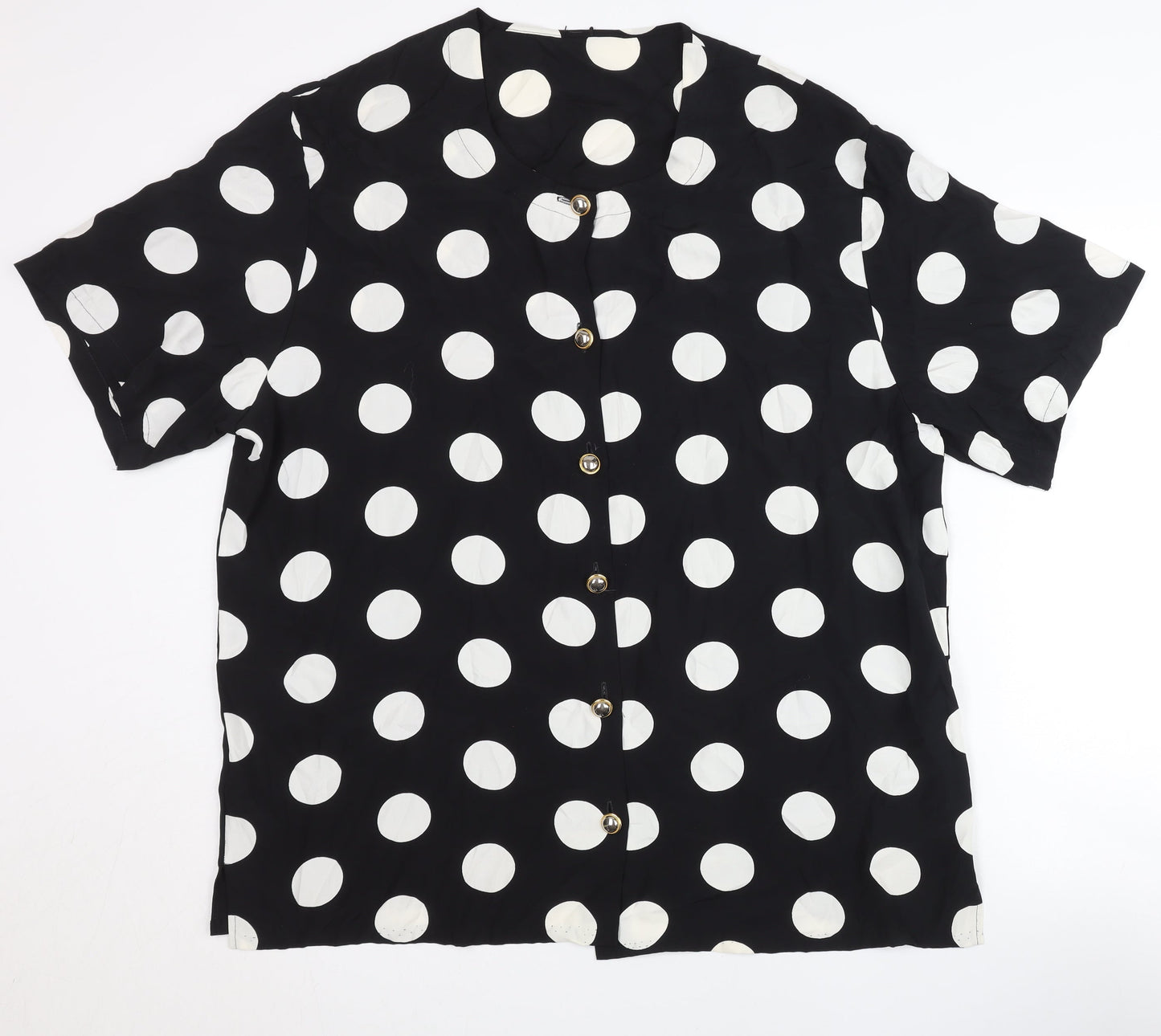 Womens UK Size 20 St Michael Black Classic Blouse