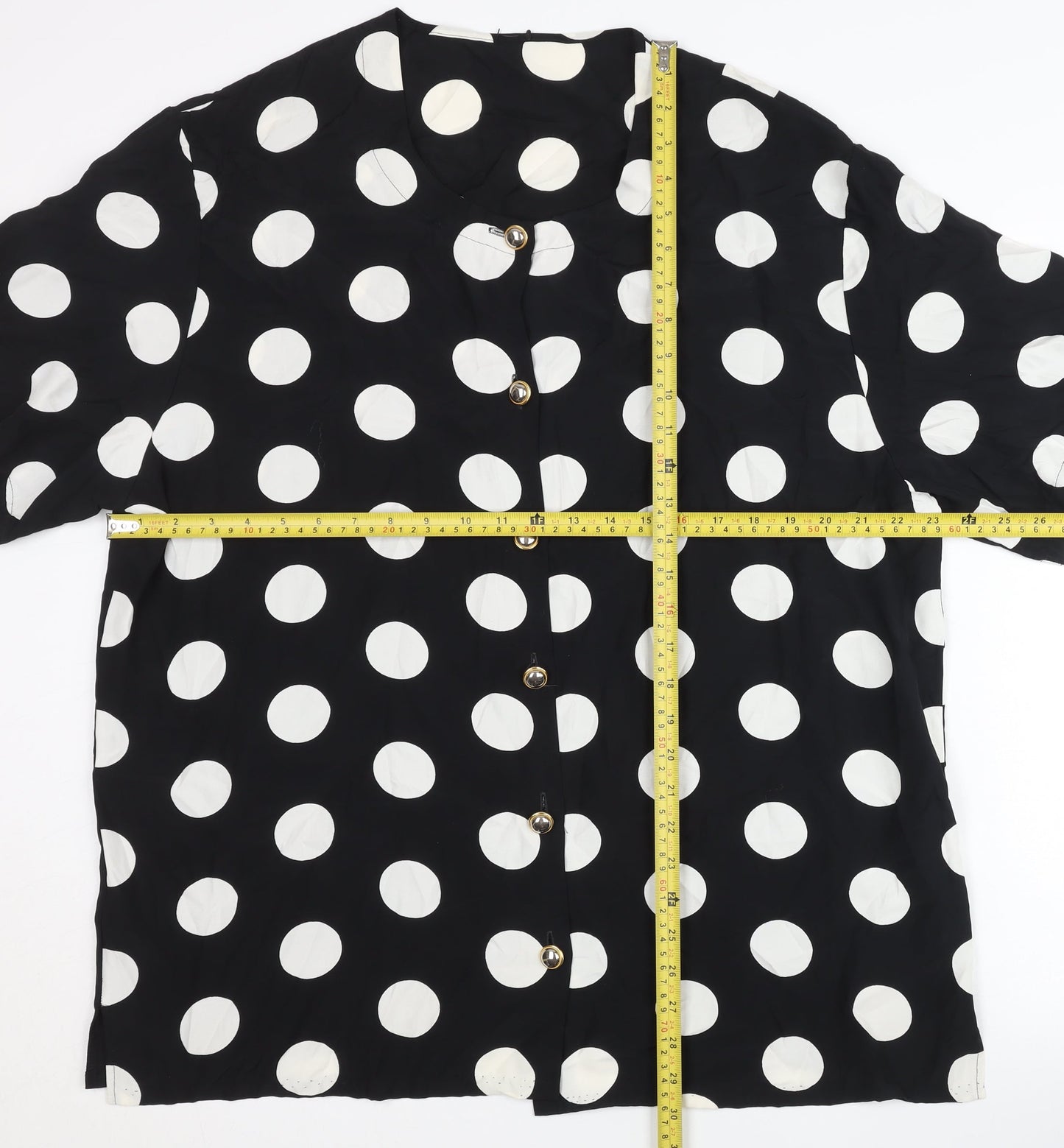 Womens UK Size 20 St Michael Black Classic Blouse