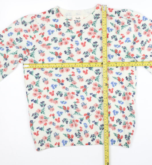 Hush Women’s Multicoloured Floral Wool Alpaca Jumper Size S