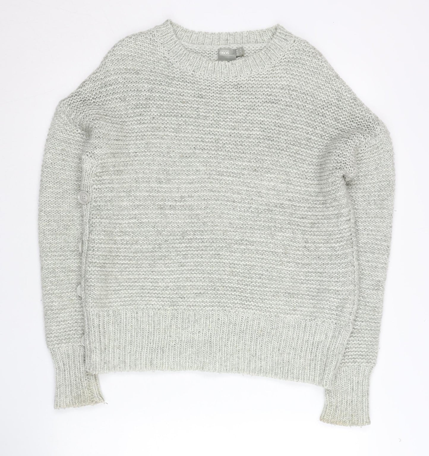 Womens UK Size 8 ASOS Grey Pullover Jumper