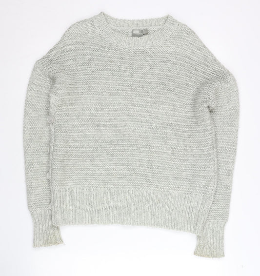 Womens UK Size 8 ASOS Grey Pullover Jumper