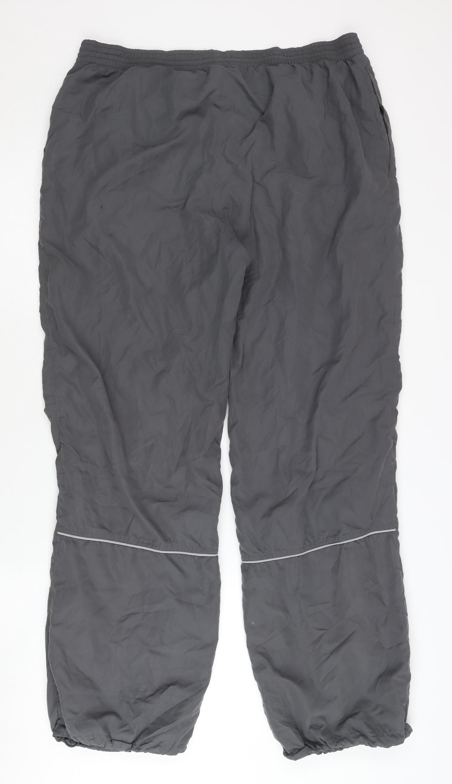 Lacoste Sport Men's Grey L Track Pants Trousers Elastic Waist Gym