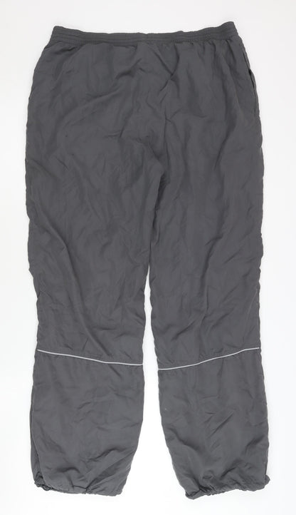 Lacoste Sport Men's Grey L Track Pants Trousers Elastic Waist Gym