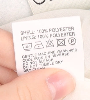 Eastex Women’s Blue Floral Midi A-Line Skirt Size 14 Polyester