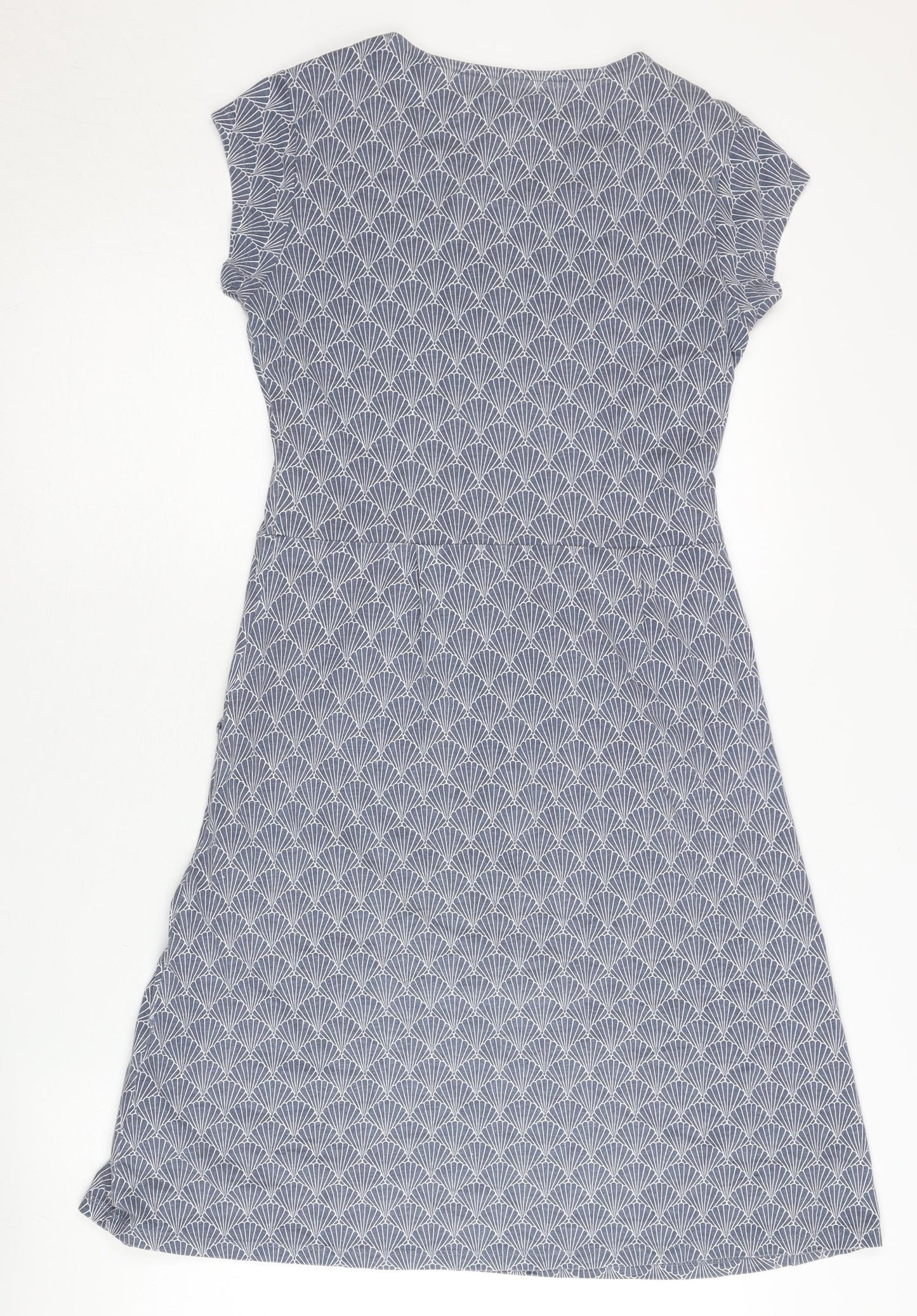 Mountain Warehouse Womens Blue Size 8 A-Line Knee Length Summer Dress