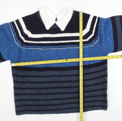 Womens UK Size S NEXT Blue Pullover Jumper