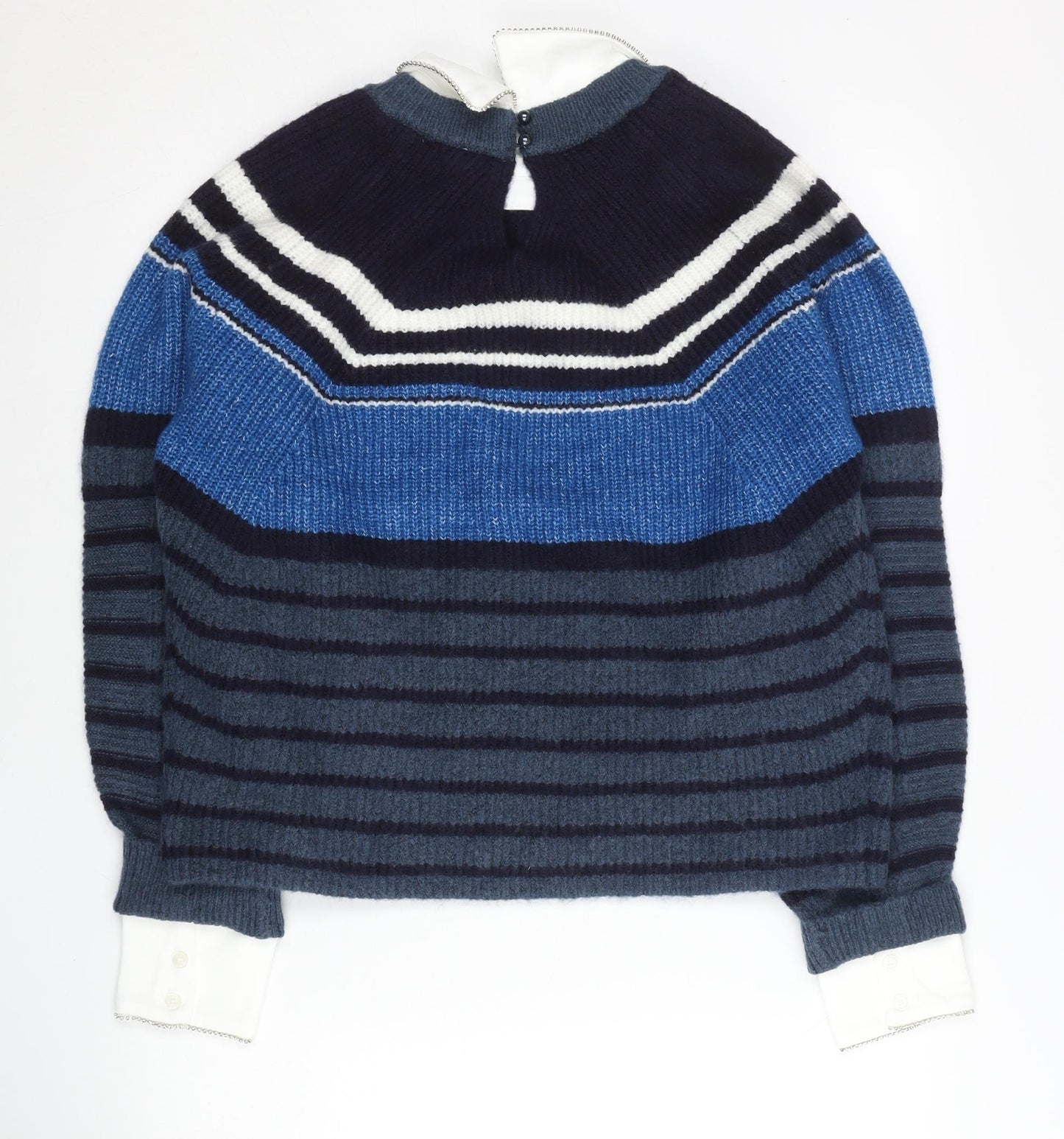 Womens UK Size S NEXT Blue Pullover Jumper