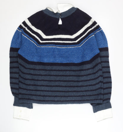 Womens UK Size S NEXT Blue Pullover Jumper