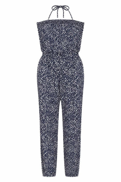 Womens UK Size S Oasis One-Piece Blue Jumpsuit