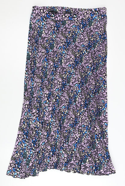 Marks and Spencer Women’s Multicoloured Pleated Midi Skirt Size 12