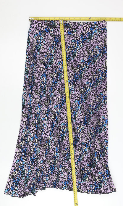 Marks and Spencer Women’s Multicoloured Pleated Midi Skirt Size 12