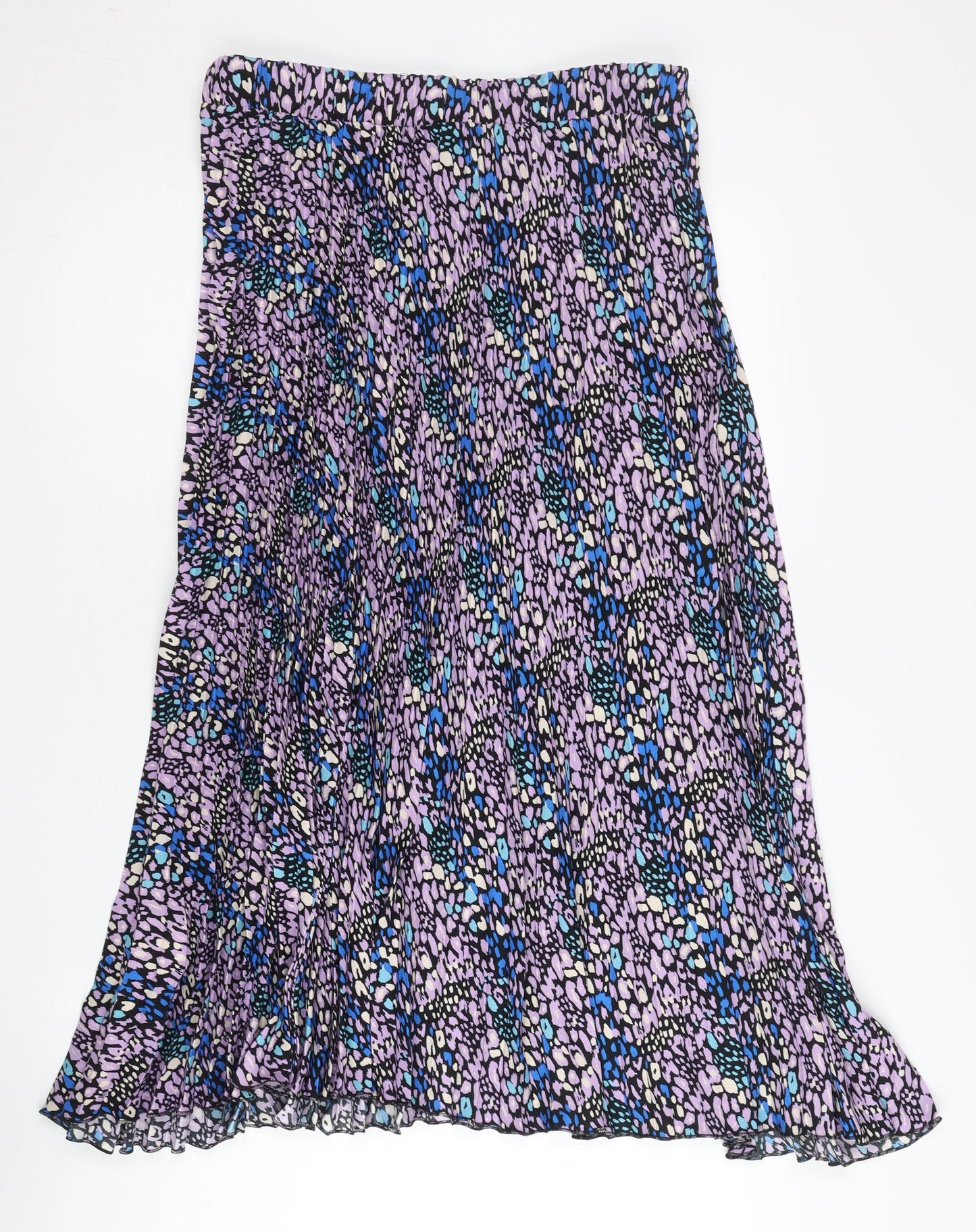 Marks and Spencer Women’s Multicoloured Pleated Midi Skirt Size 12