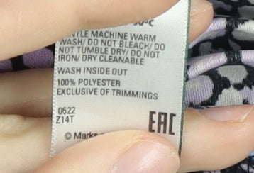 Marks and Spencer Women’s Multicoloured Pleated Midi Skirt Size 12