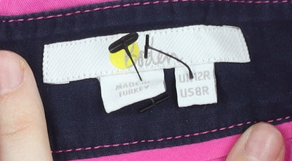 Boden Women’s Pink Knee Length Cotton Stretch Skirt Size 12