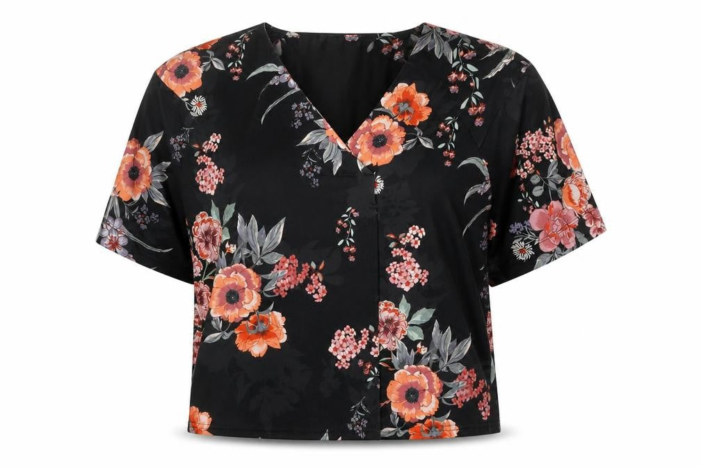 Womens UK Size 10 Monsoon Black Wrap Blouse