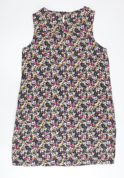 Next Petite Women’s Multicoloured Floral Shift Dress Size 16P