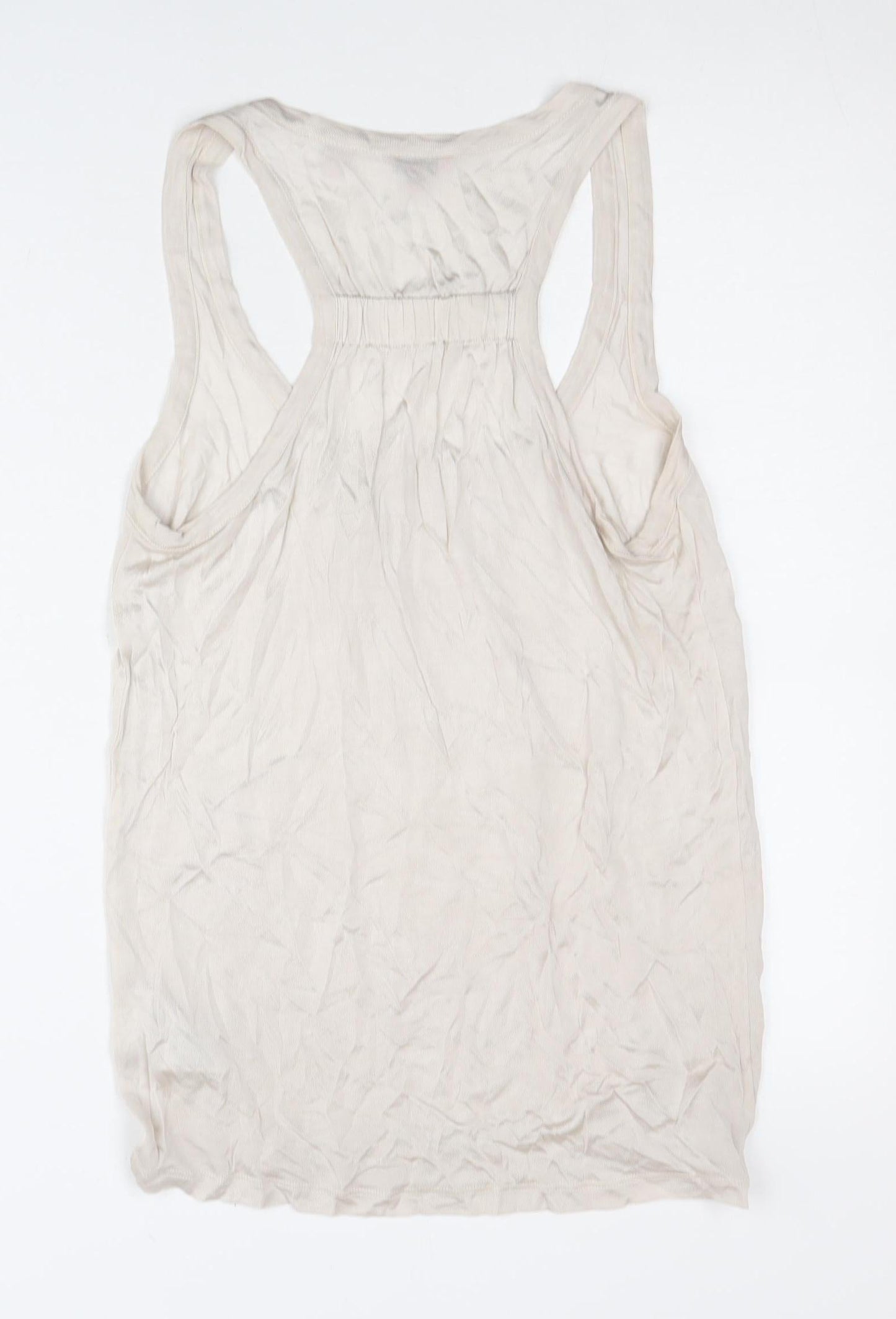 Womens UK Size 10 Ted Baker Beige Basic Tank