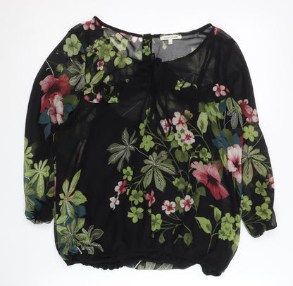 Womens UK Size 12 River Island Multicoloured Tunic Blouse